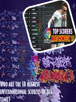 Top international goal scorer