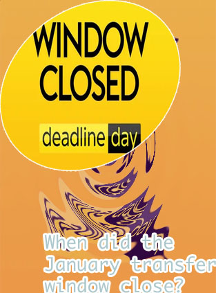 Transfer window closing